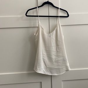 J. Crew cream camisole with adjustable straps.